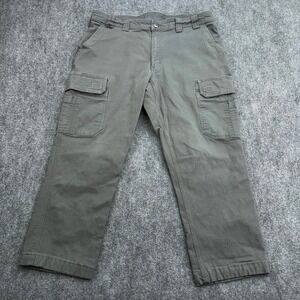 Duluth‎ Trading Pants Mens 40x30 (Fits 39x27) Gray Flex Fire Hose Cargo Standard